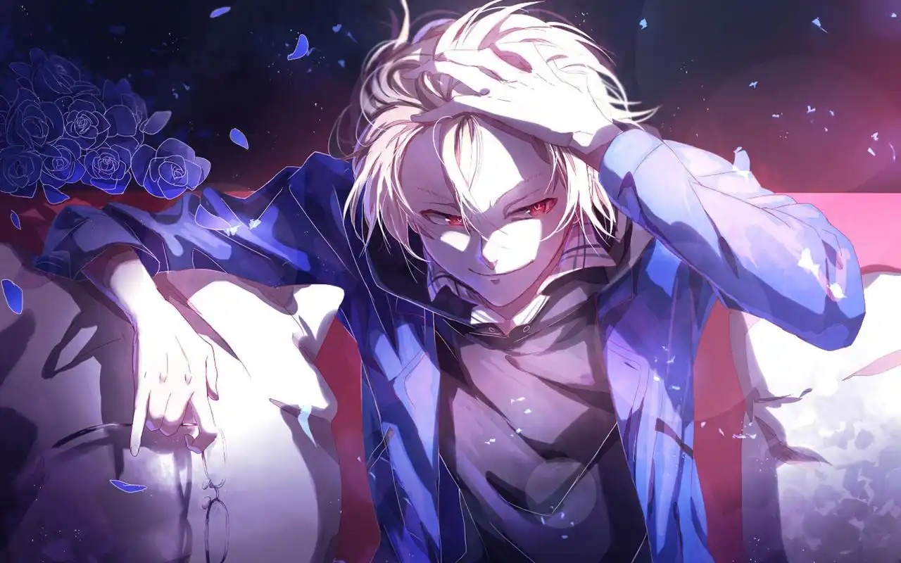 帅气金发动漫男生高清电脑桌面壁纸_卡通动漫_壁纸下载_美桌网