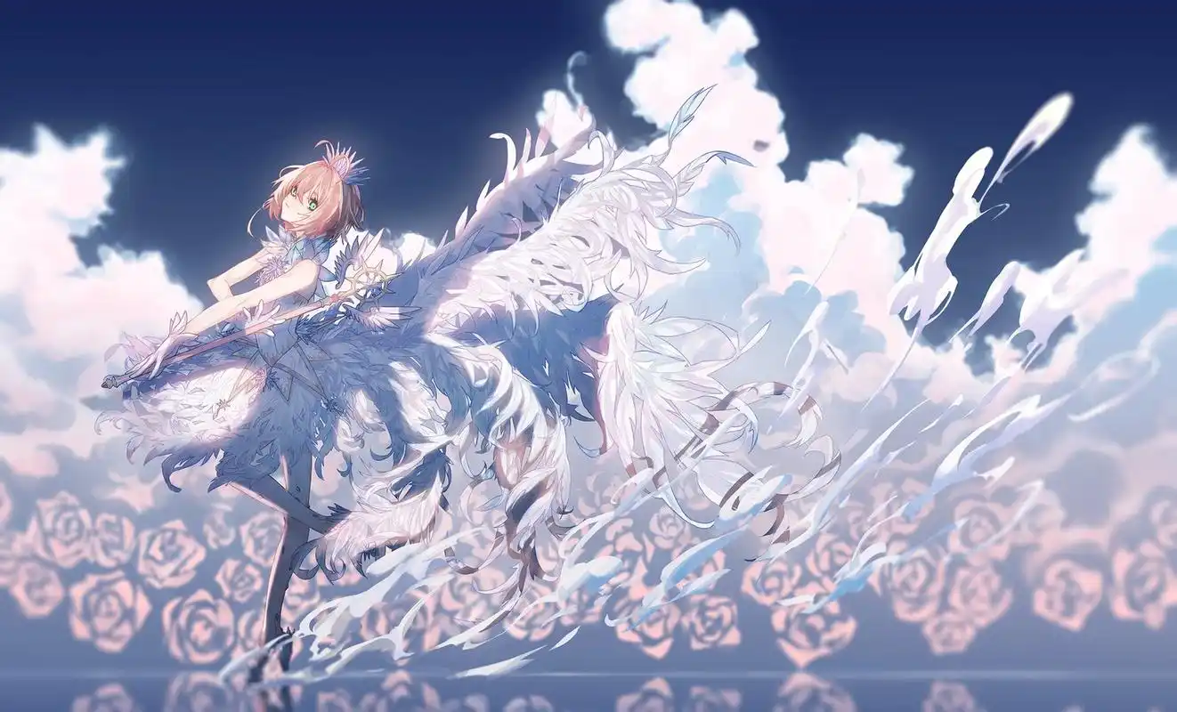 精选日漫《魔卡少女樱》主角木之本樱的高清壁纸特辑五