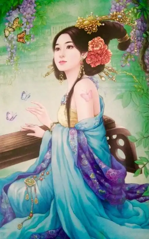 古装手绘美女 古风美人