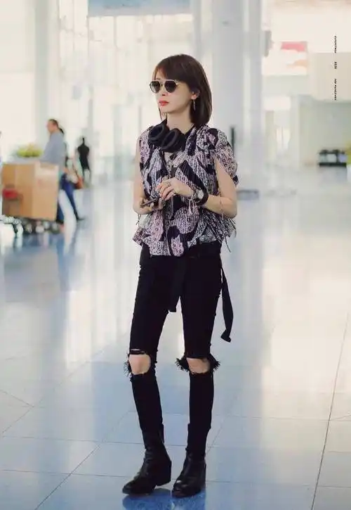 王子文162的身高,40公斤的体重,这么匀称的黄金比例,美得让人挪不开眼