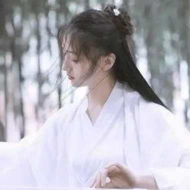 古风白衣女子头像.女生头像