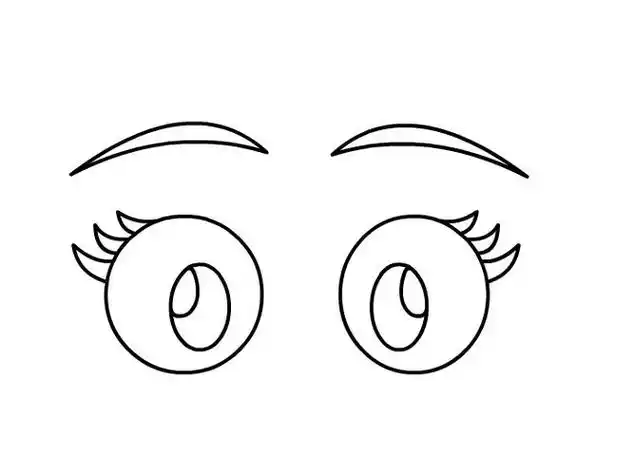 怎样画眼睛简笔画