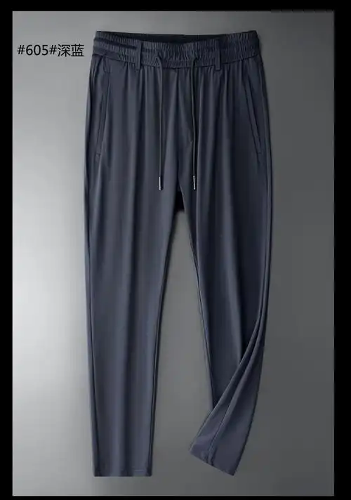 皮尔卡丹甄选品质冰丝休闲裤男夏季薄款高端丝滑男裤速干运动松紧腰大