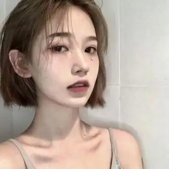 高冷气质短发欧美女生头像