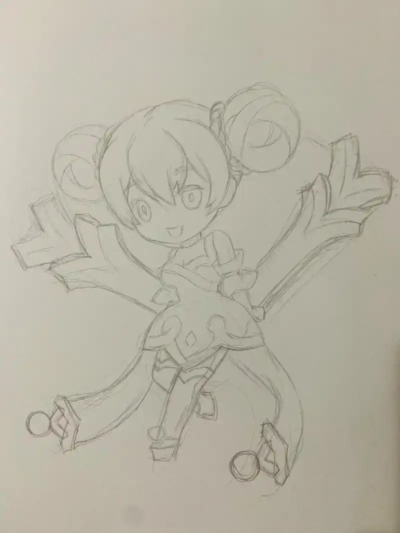 王者荣耀小乔 马克笔临摹手绘含步骤图 马克笔touch color168色 临摹