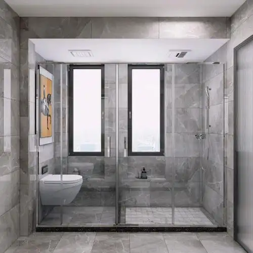 t型淋浴房做干湿分离洗澡07空间很宽很足