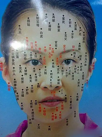 女人痣相图(美容版)女人痣相图男人痣相图