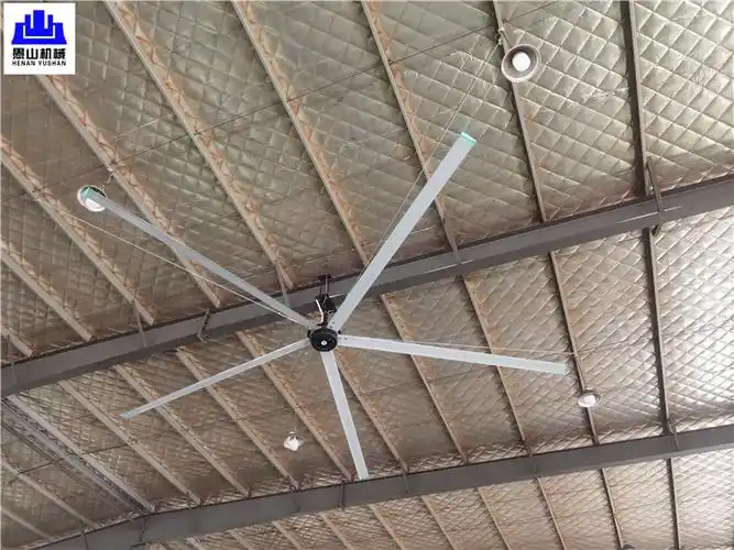 工业大吊扇 五叶六米三 永磁同步电机 愚山工业机械 铁皮钢结构