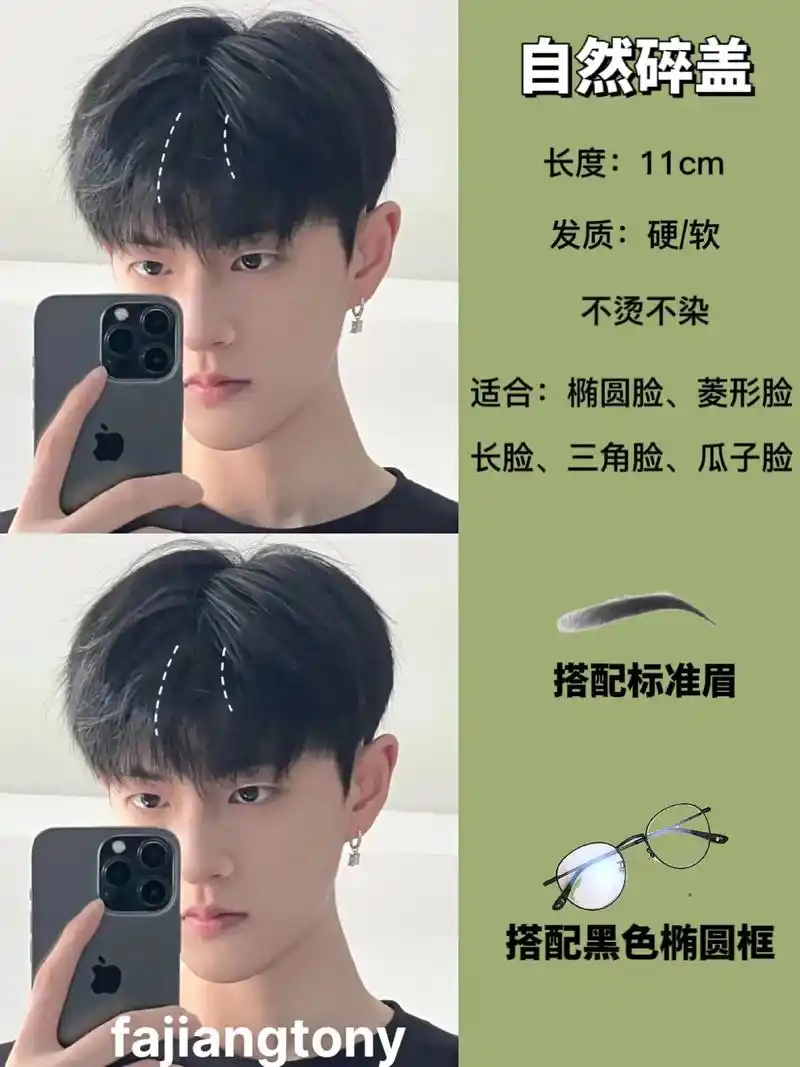 碎盖/男生碎盖发型/男士发型参考.碎盖,立体碎发,短碎发,凌 - 抖音