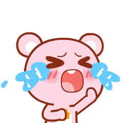 小熊难过哭泣流泪gif动图_动态图_表情包下载_soogif