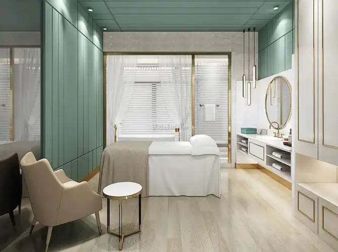 高端美容院美容间装修设计效果图