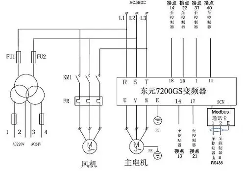 螺杆式空压机控制原理及电路图