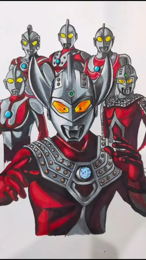 奥特曼#奥特六兄弟终于同框了!-度小视