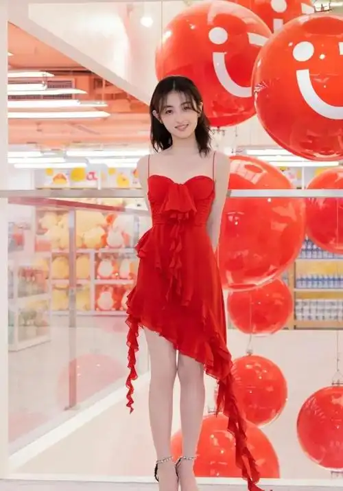 张子枫清秀可爱 小巧脚丫