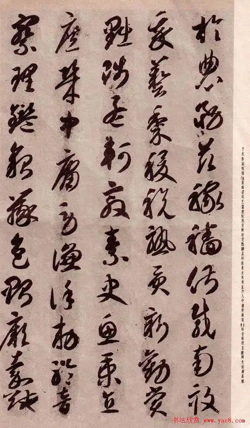 智永书法字帖《草书千字文》(14)