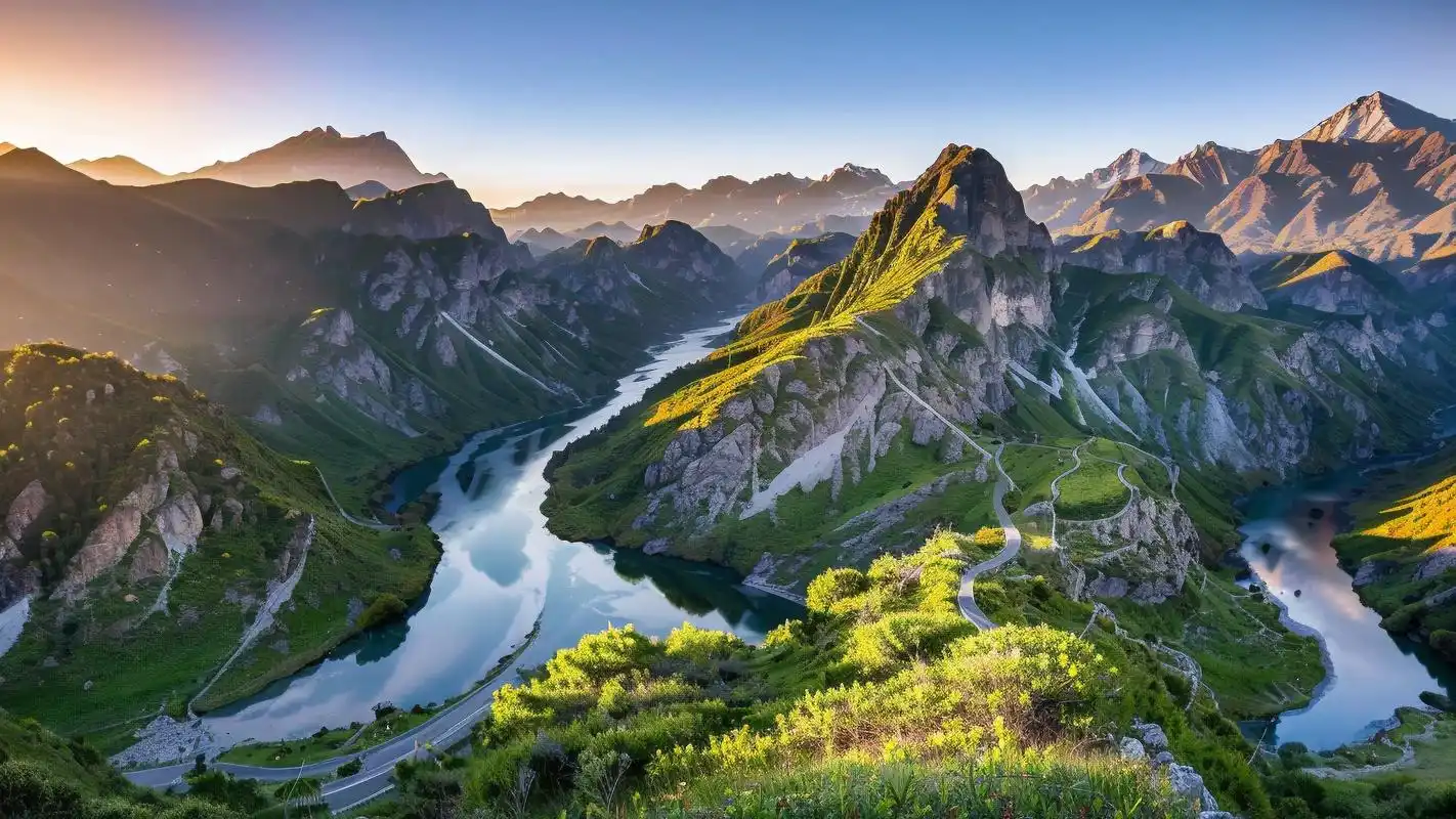 绝美山川风景照壁纸9015 探索大自然的鬼斧神工,这些绝美的山川