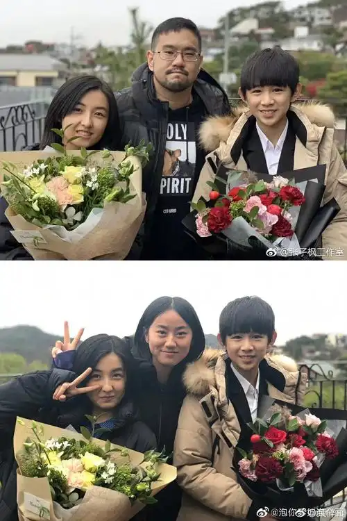 荣梓杉和张子枫好有爱啊关系还挺好