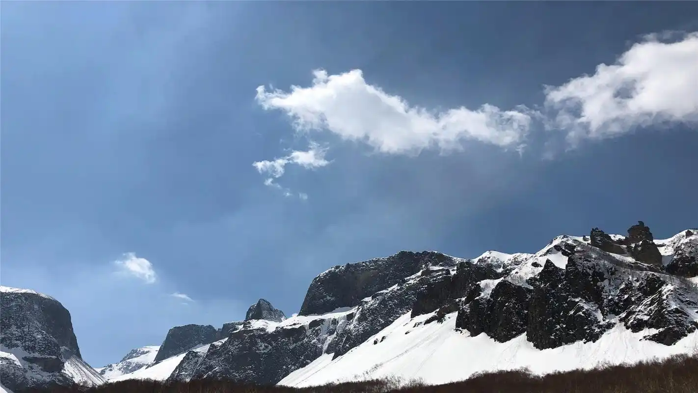 长白山山脉壮阔风景高清桌面壁纸