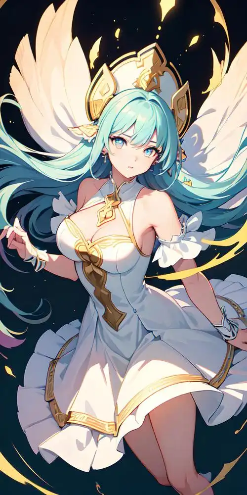 ai绘画:梦幻动漫世界的少女形象,超清画质