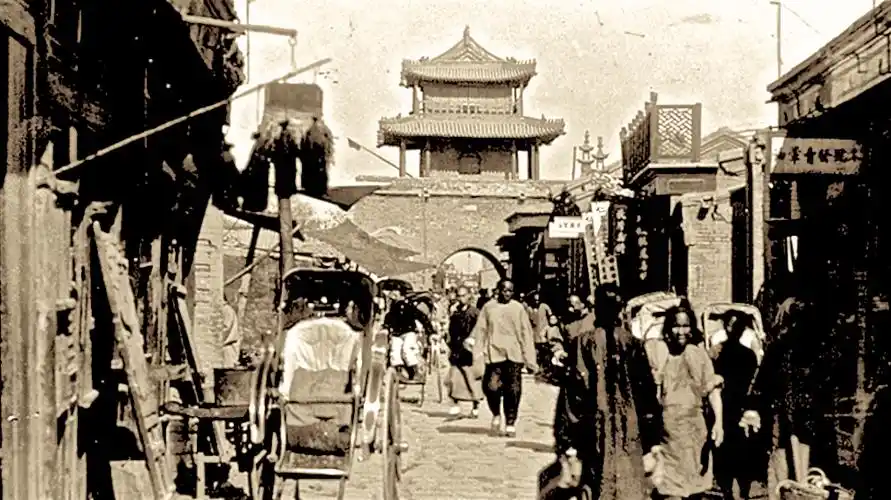 老照片走马观花天津卫中心城区的旧貌新颜