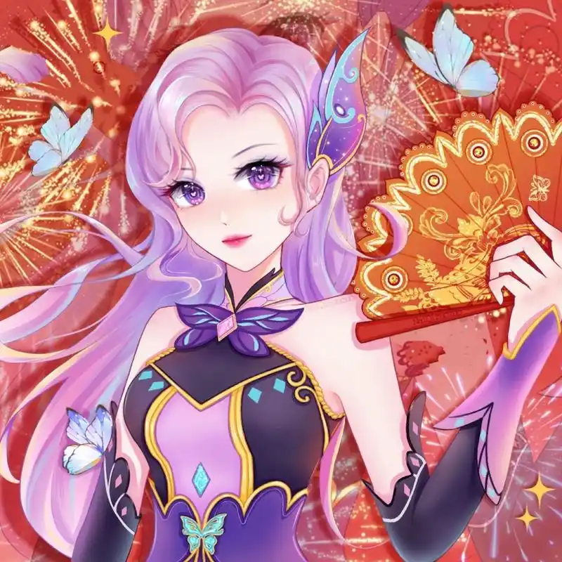 的菲斯娜蝴蝶女王来啦,大家下一个想看什么呢,快喊你们闺蜜来换头像呀