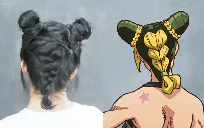 jojo空条徐伦发型新解 jojo的奇妙冒险石之海 动画动漫发型教程
