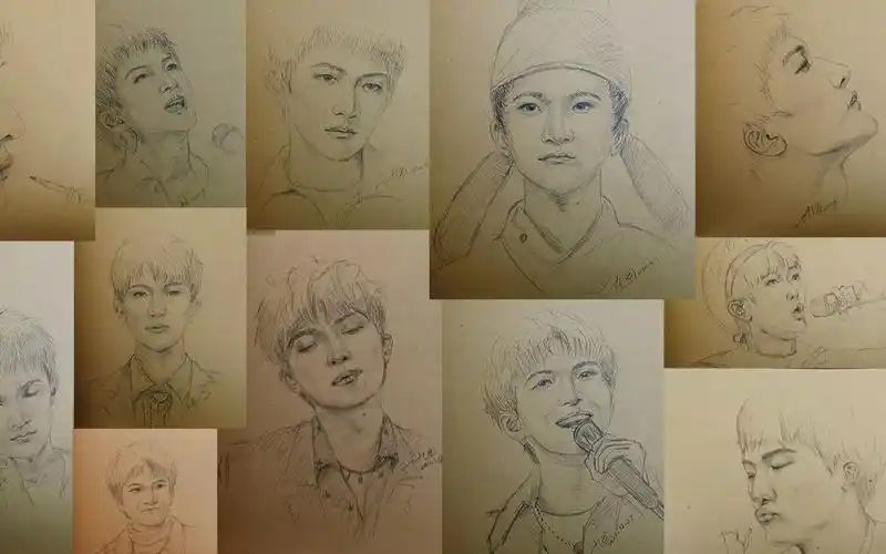 手绘【一本周深】完工!记录!bgn:周深《不想睡》_哔哩哔哩_bilibili