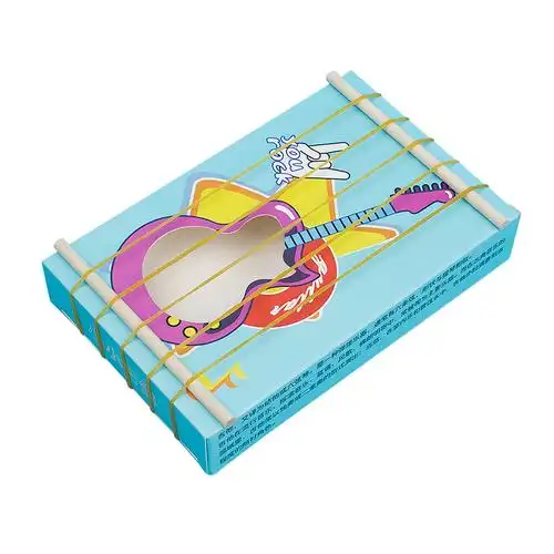 小小吉他幼儿园手工diy科技制作橡皮筋古筝steam科学实验