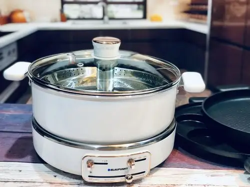 德国蓝宝(blaupunkt)升降电火锅 家用多功能料理锅 分体式电热锅 电热