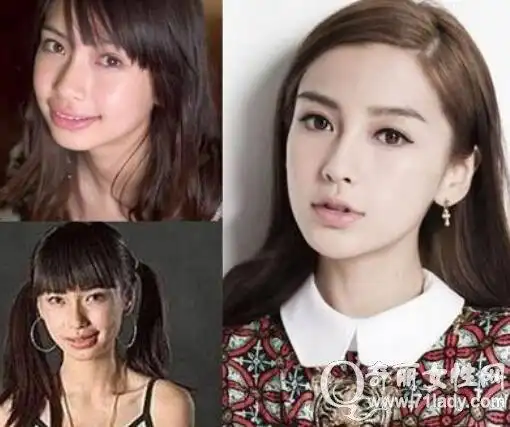 angelababy穿浴袍自拍妩媚迷人 整容前后照片曝光差别巨大(2)