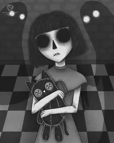 小恐怖中的小幽默:猎奇心理与黑白配色