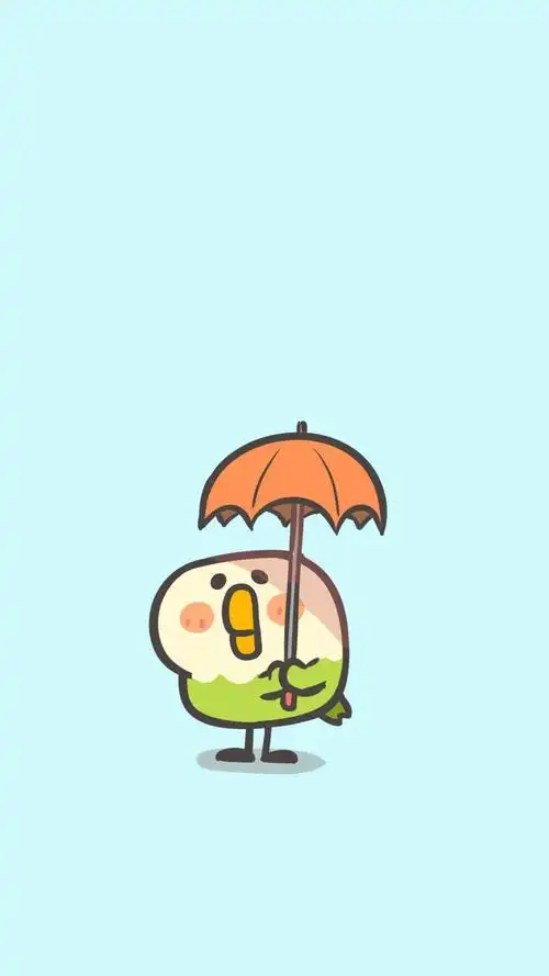 简约可爱卡通动物手绘高清手机壁纸