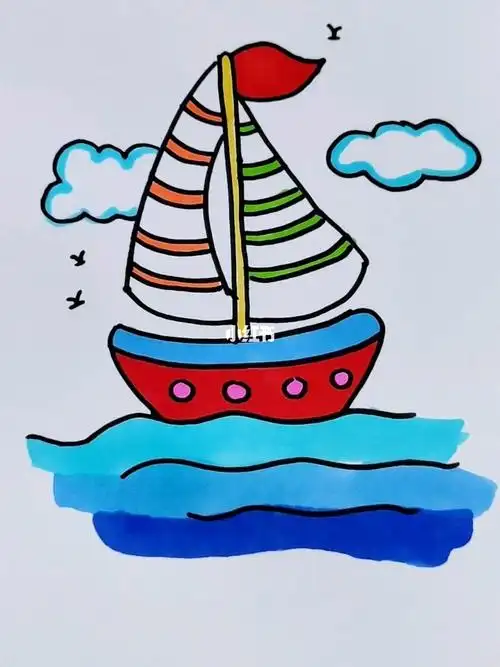 小帆船77这样画一学就会