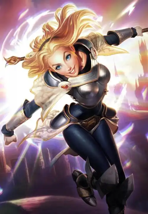 lol英雄联盟光辉女郎拉克丝原画默认皮肤22