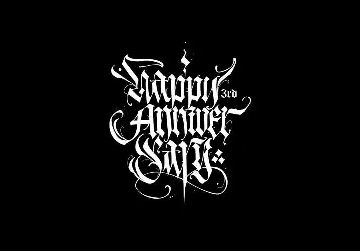 分享做的英文哥特字体logo设计