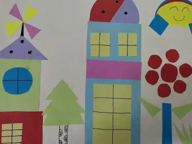 感受数学之美丨小学部数学教研组举行图形拼贴画创意活动_平面_知识面