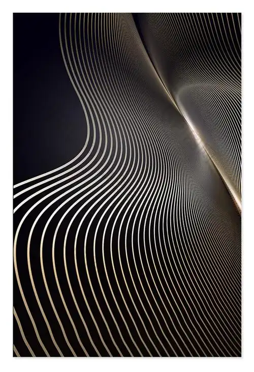 黑金炫酷科技简约线条背景