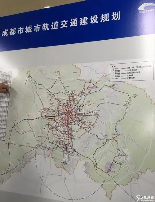 来讨论2025最新地铁规划图 - 成都交通最成都
