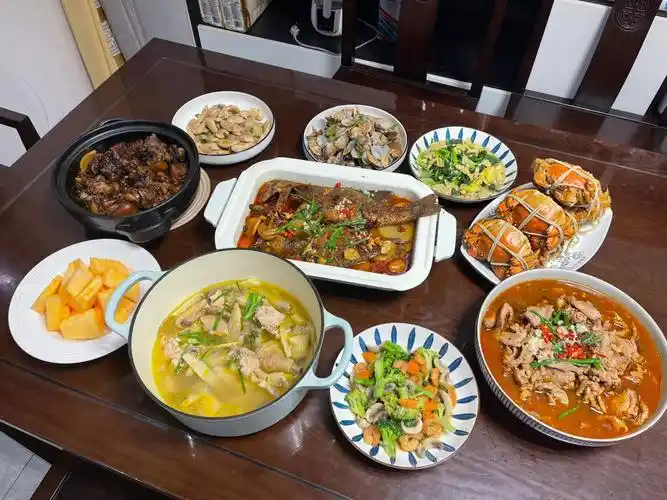 生日  #家常菜烤鱼水煮肉片爆炒