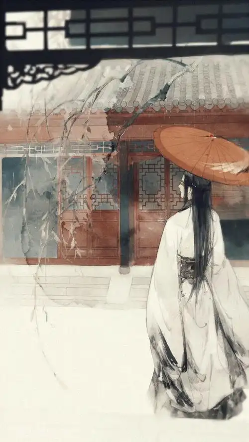 有没有古风背影图片有没有古风黑影背影的图