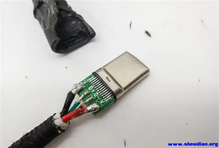新冰雹typec5a数据线拆解