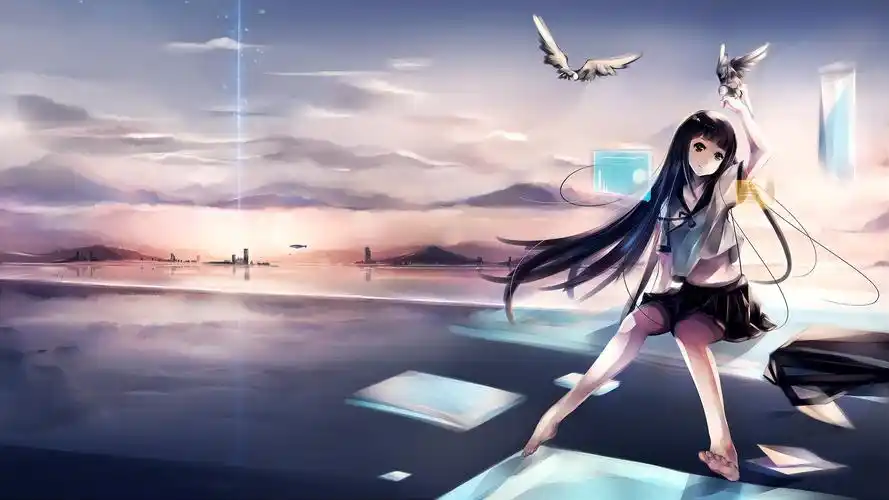 动漫,动漫女生,可爱,天然系动漫女孩壁纸