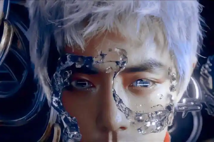 肖战银发造型未来感十足国风融合科技贵气冷艳