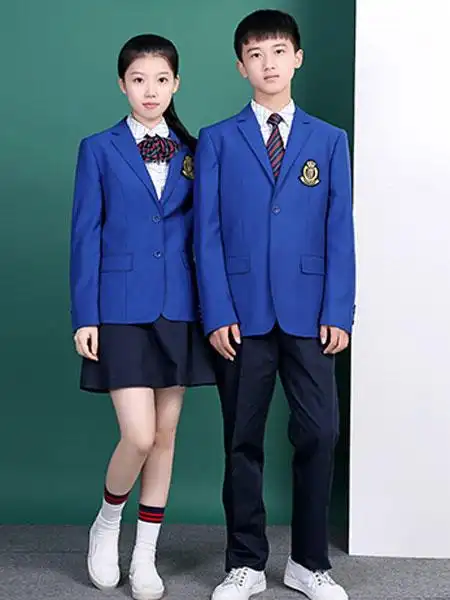 意威童装品牌2019春夏西装校服班服套装
