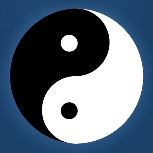 太极图八卦图易经周易风水旺宅阴阳八卦油画布高清装饰画