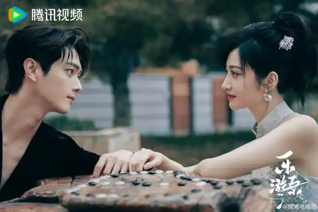 乐游原簪回今生双人大片##许凯景甜 园林风婚纱照模板##乐游原