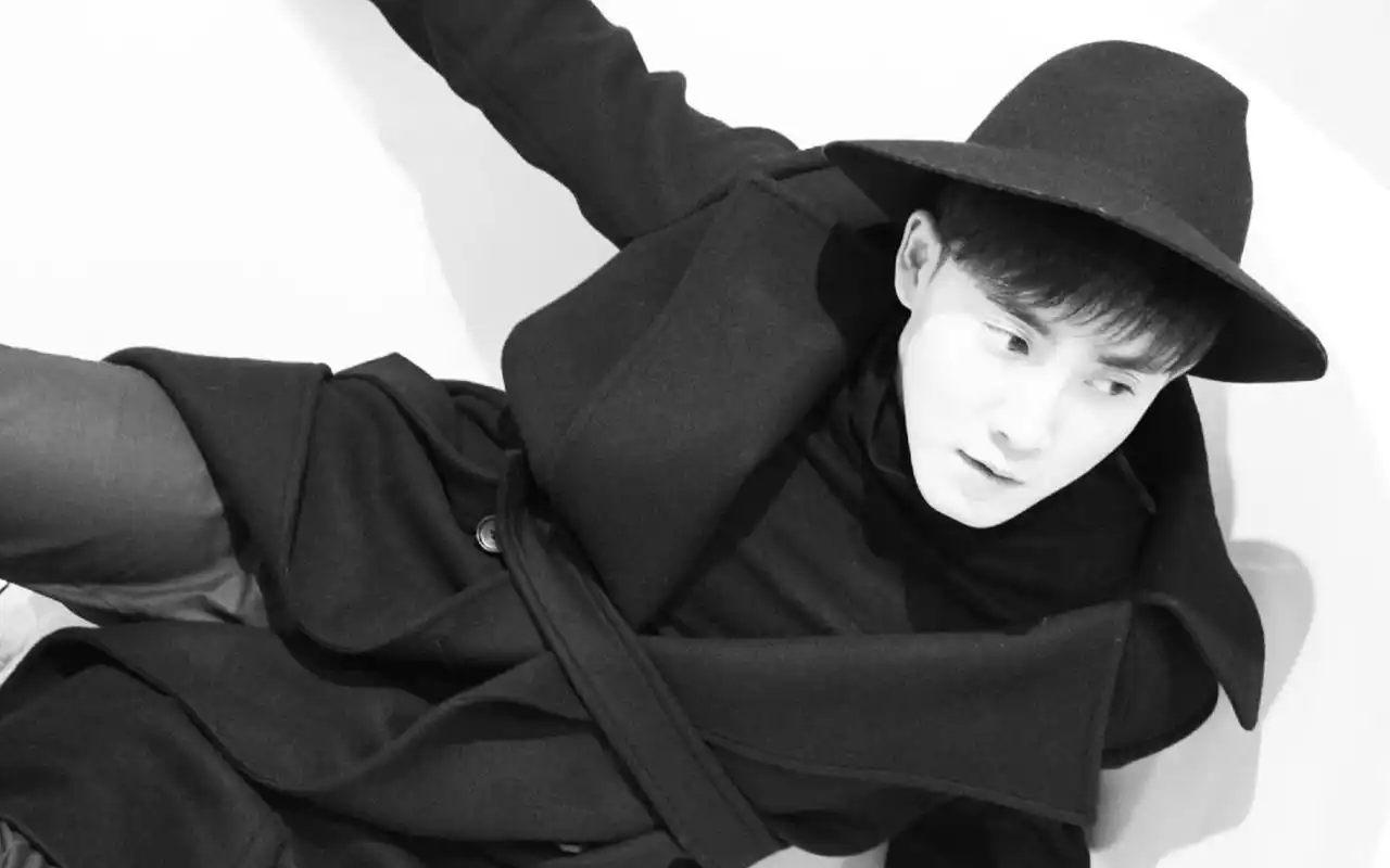 张睿黑白简约质感时尚大片桌面壁纸高清大图预览1920×1200_大陆明星