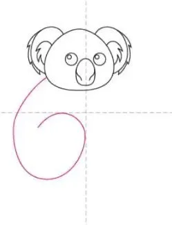 如何画一只考拉(树袋熊)