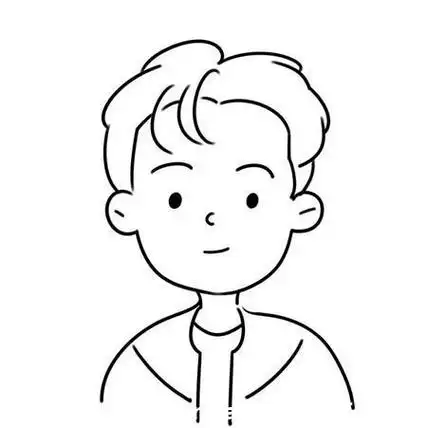 简笔画男孩帅气简单
