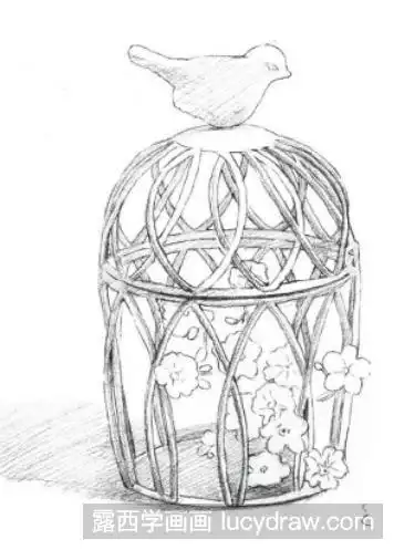 怎么画鸟笼